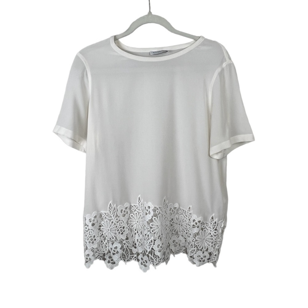 Equipment Femme Silk Lace Riley Top